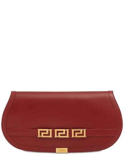 Pochette Versace in Pelle Beige 